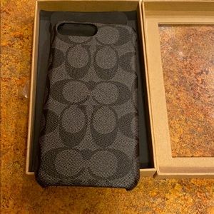 Coach phone case fit 7 and 8 plus